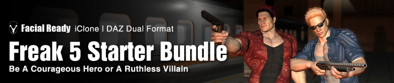 DAZ Freak 5 Starter Bundle