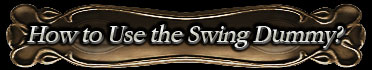 How to Use the Swing Dummy?