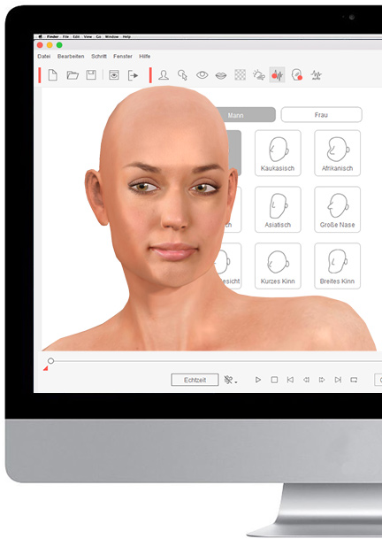 3D Portrait - Gesichtsprofile