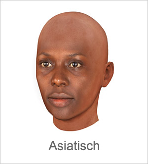 3D Gesicht - Asiatisch