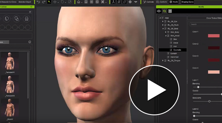 Character Creator - Erstellen Sie faszinierende und realistische 3D