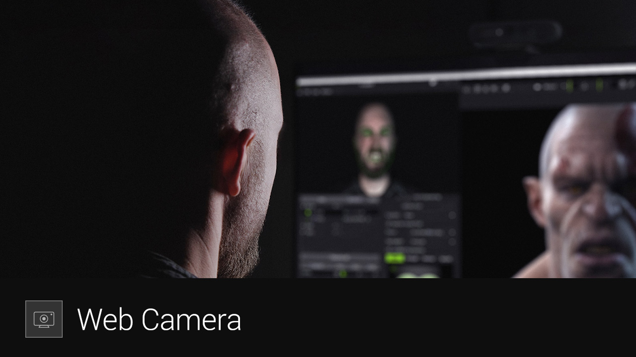 AccuFACE screenshot - Live Webcam