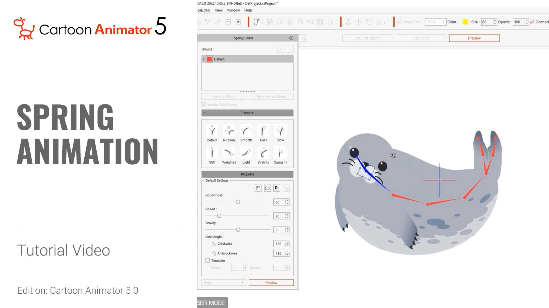 Tutorial-End effector for 2D Motions