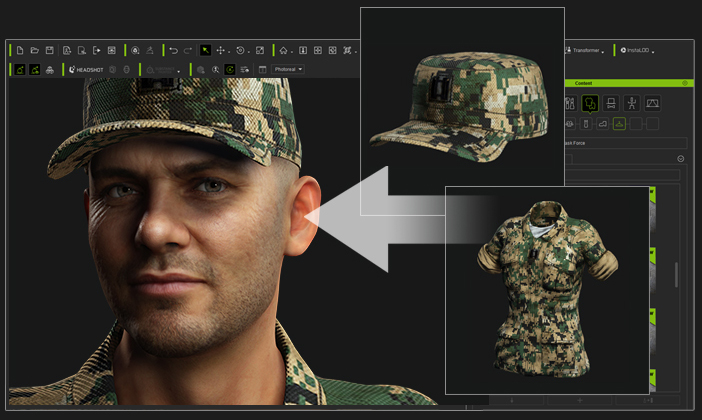 face generator - ai generated face - clothing character