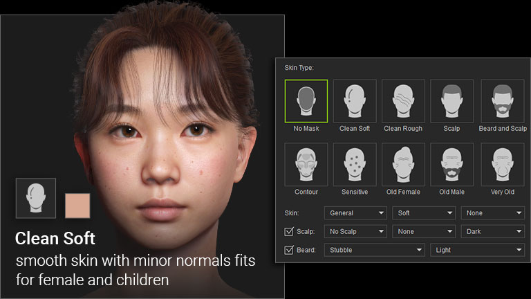 Clean Soft skin base preset for smooth, younger-looking skin tones