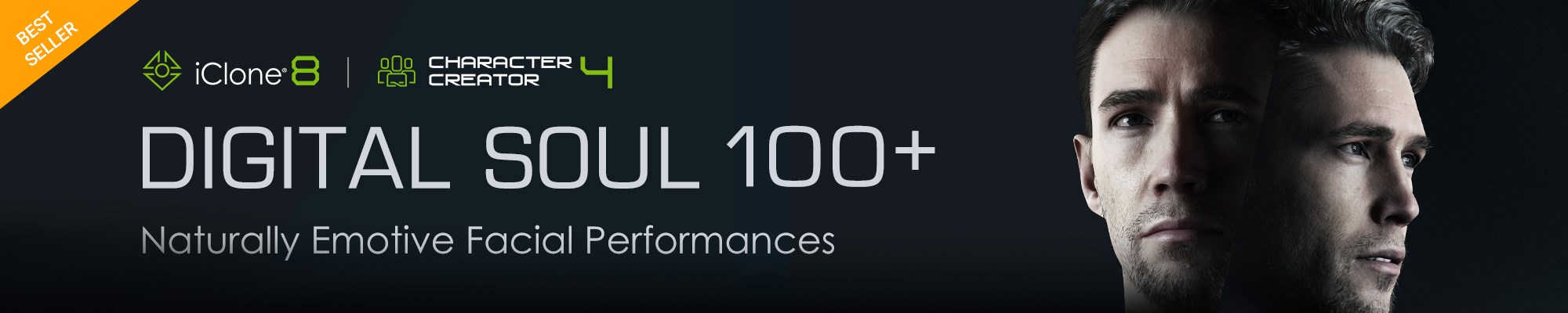 Naturally Emotive Facial Performances - Digital Soul 100+