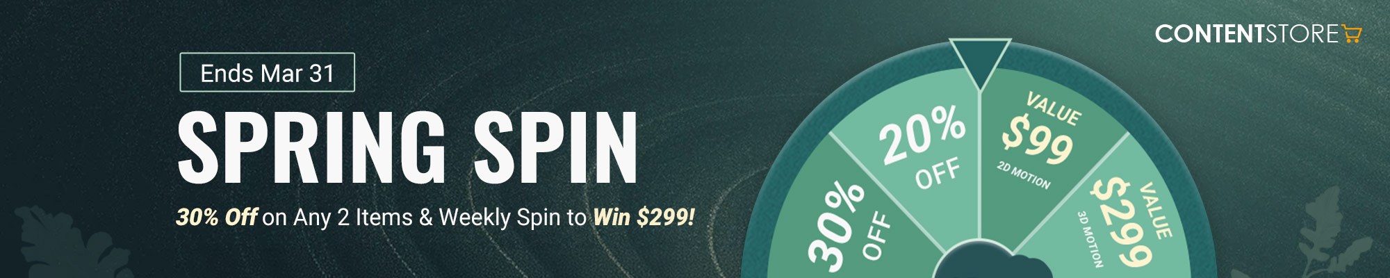 2026 Spring Spin! Weekly Spin for a Weekly Gift!