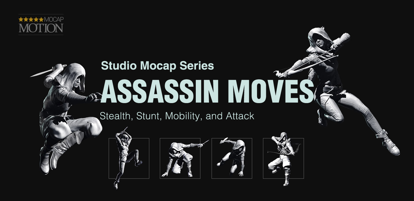3d mocap to 2d-assasin moves