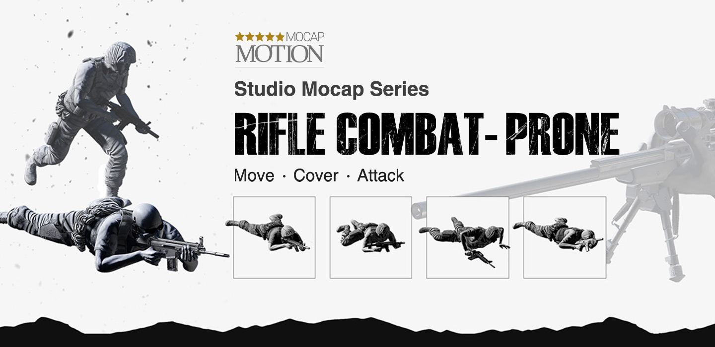 3d mocap to 2d-rifle combat