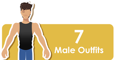 2d clothes animation - male outfits