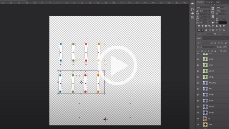 hand animation-transform template tutorial video