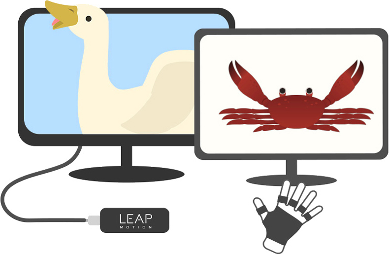 hand animation-leap motion