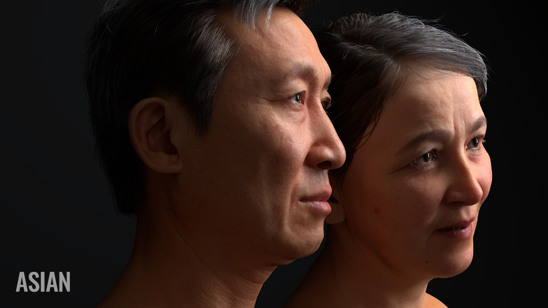 Character Creator - Ultra Head -ActorMixer - Asian