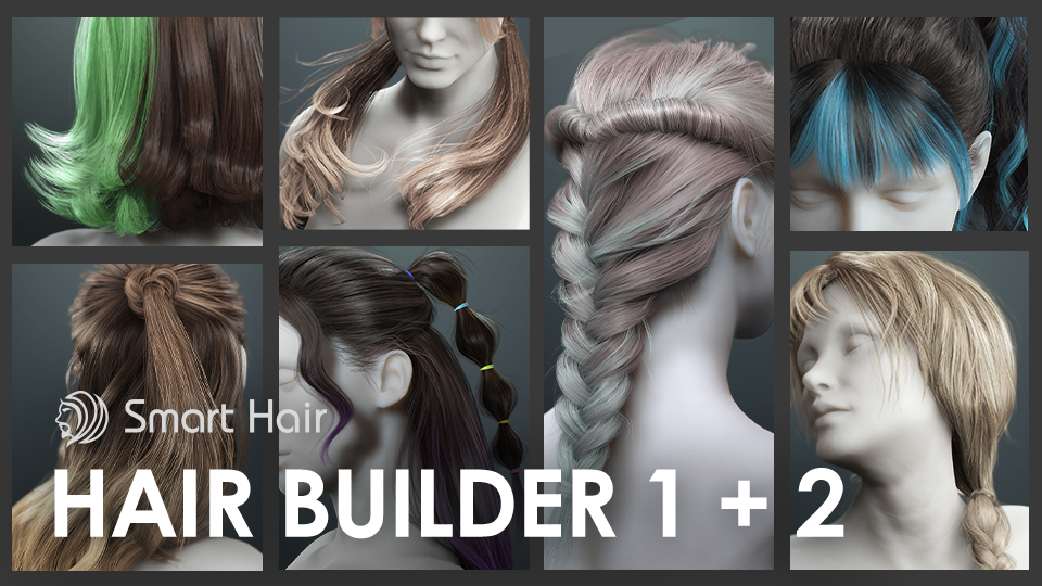 3D Hair - Hair Builder 2 -eGirl