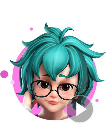 3d toon -facial expression profiles video