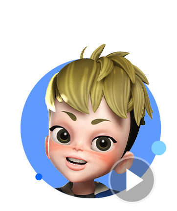3d toon -facial animations video