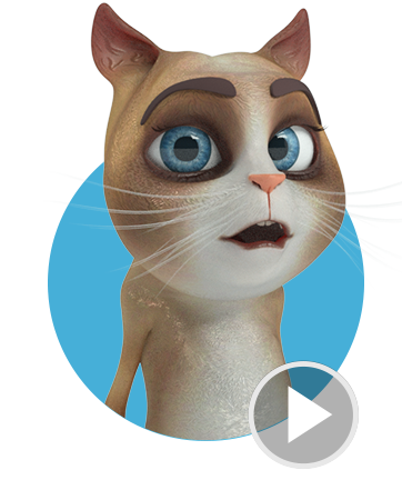 cartoon character-Coco-facial expression video