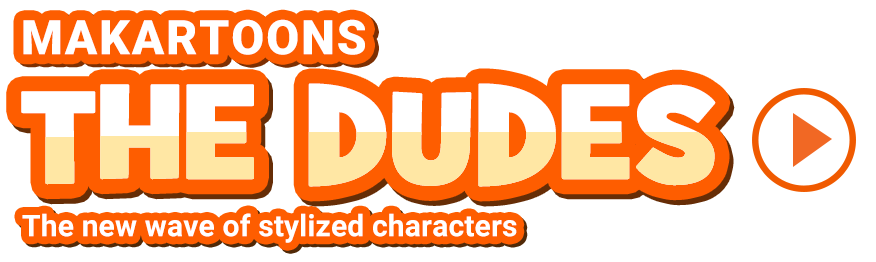 cartoon character-The Dudes video