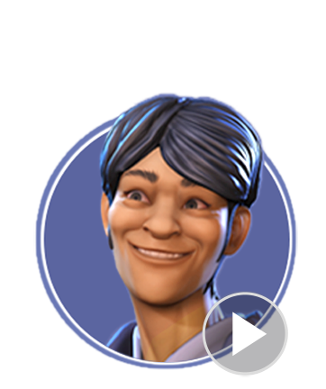 cartoon character-Chan-facial expression video