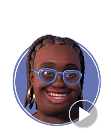cartoon character-Nala-facial expression video