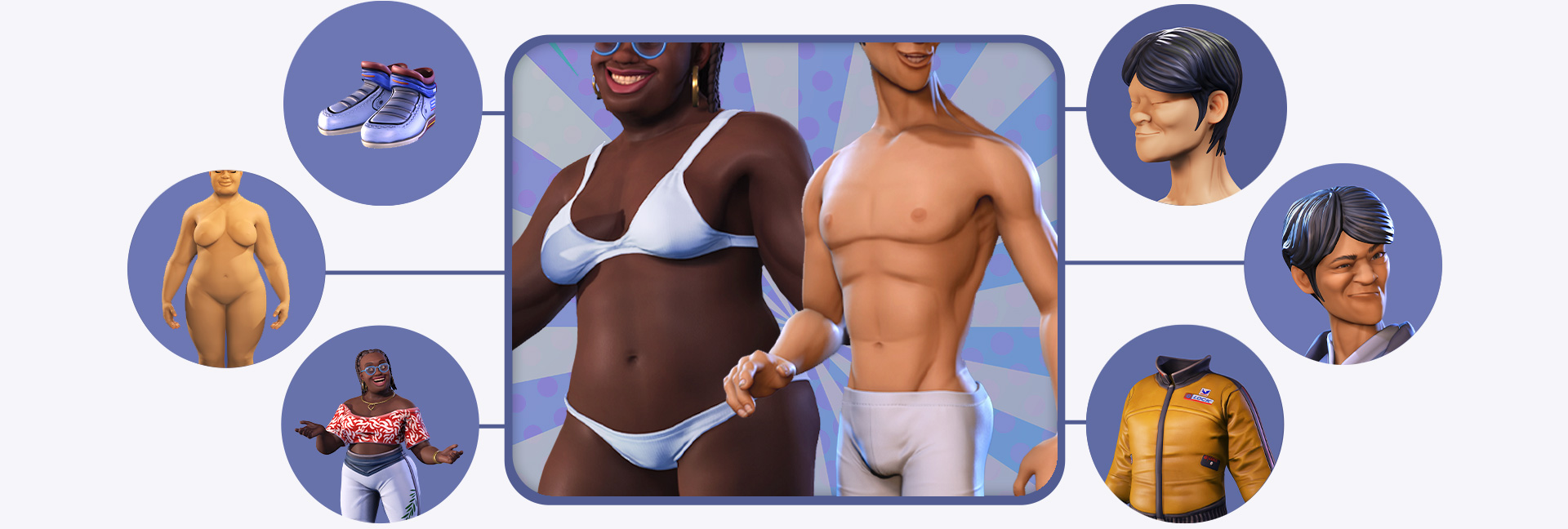 cartoon character-high quality components