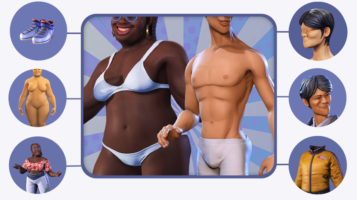 cartoon character-high quality components
