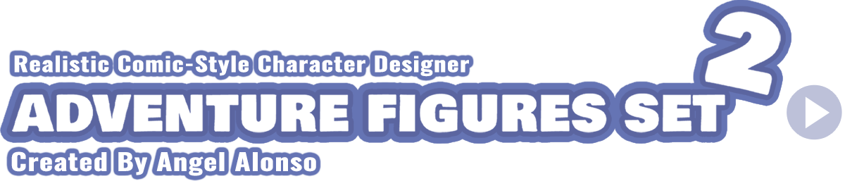 cartoon character-adventure figures 2 video