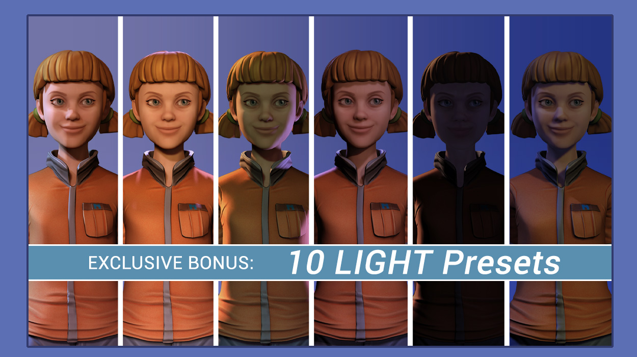 adventure figures set-10 light presets