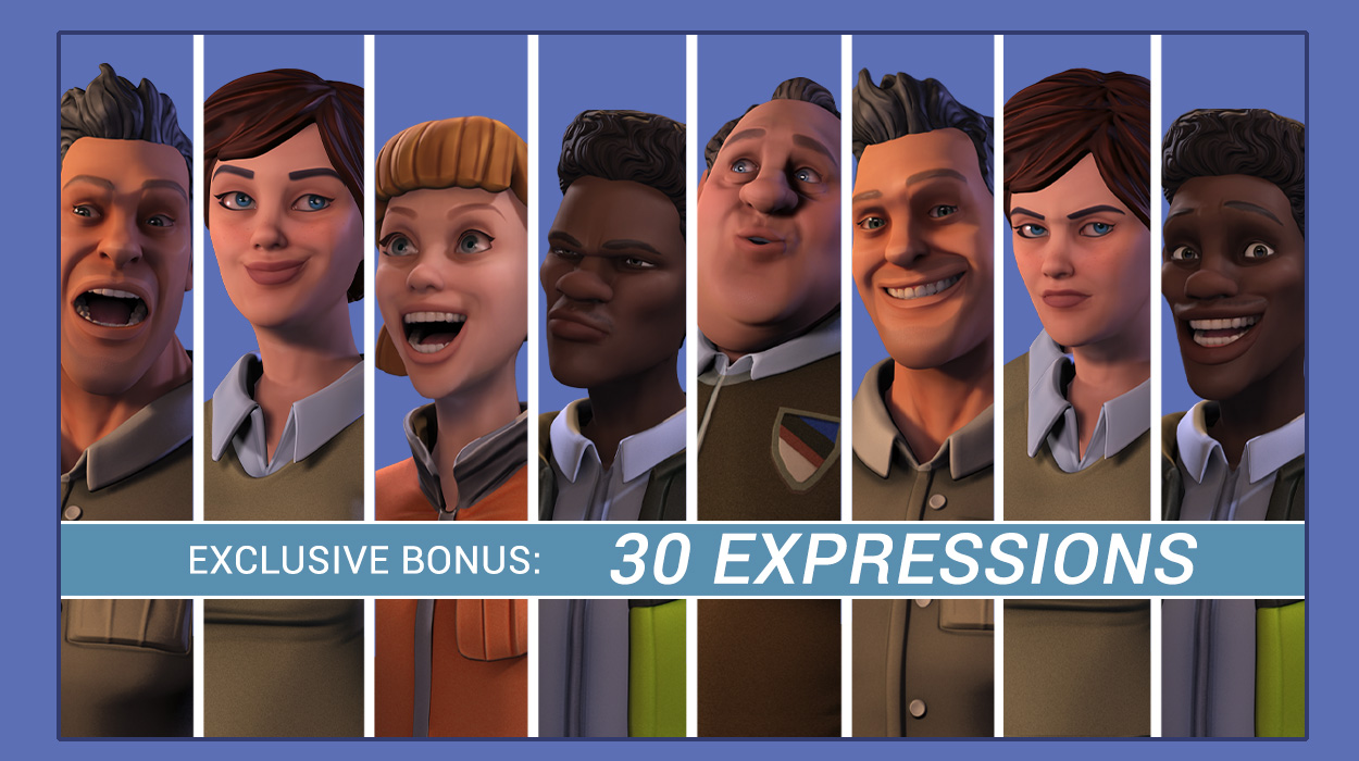 adventure figures set-30 expressions