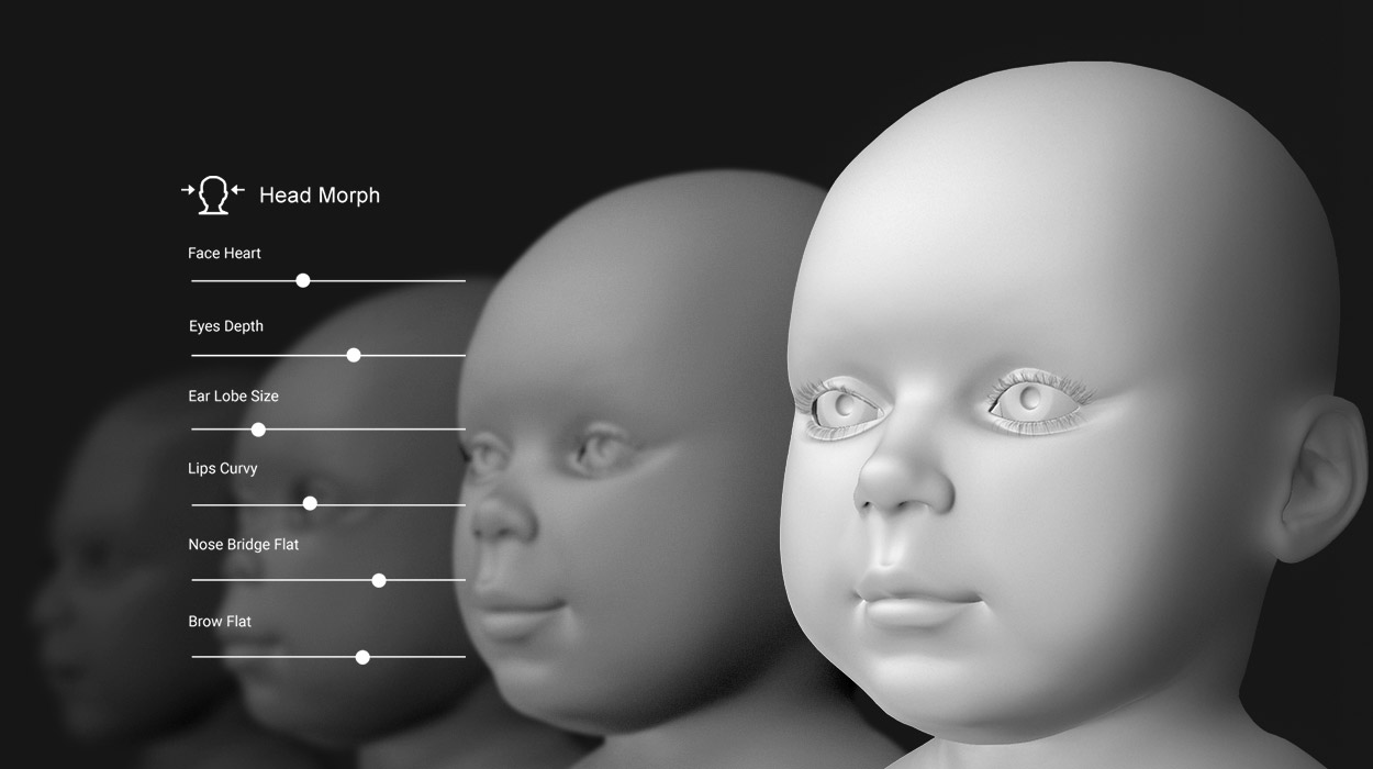 Baby Luna's Starter Stack - Head Morph