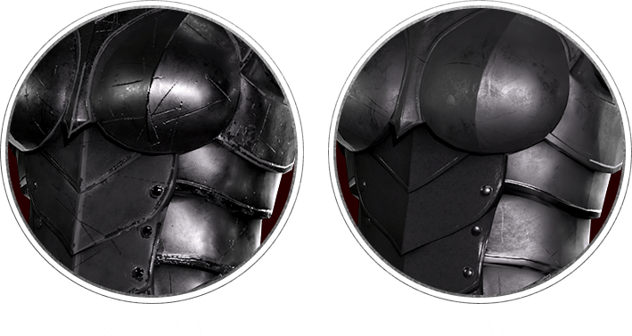 medieval knight - metal armor