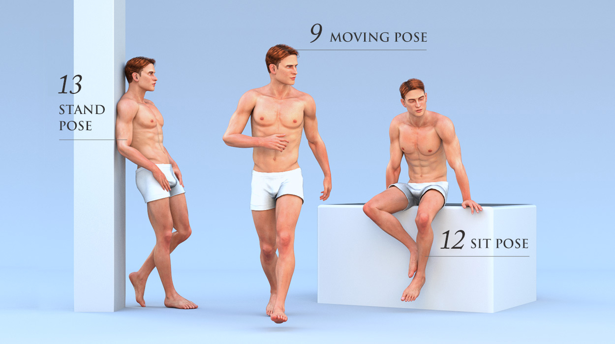 poses-pose for male