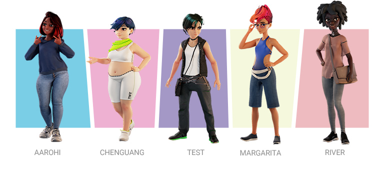We're Besties-body shapes in clothes