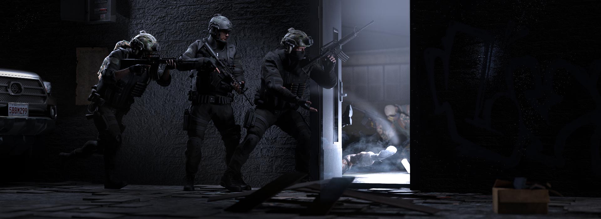 3D animation - CQB