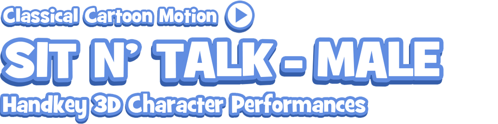 classical cartoon motion-sit and talk video
