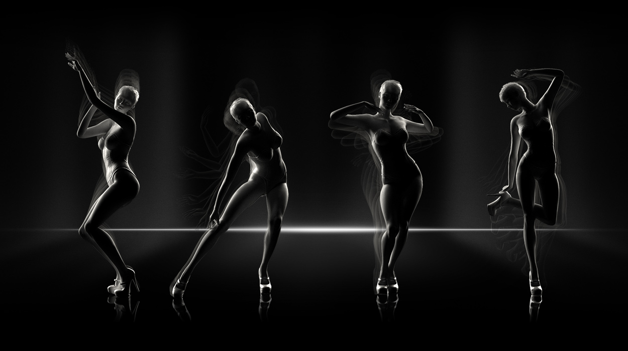 supermodel poses - continuous motions