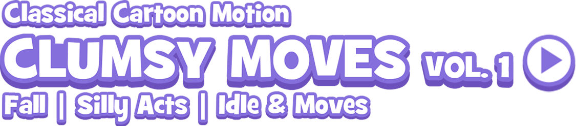 classical cartoon motion-Clumsy moves video