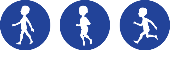 Kids' Moves -Walk, Run, and Jump