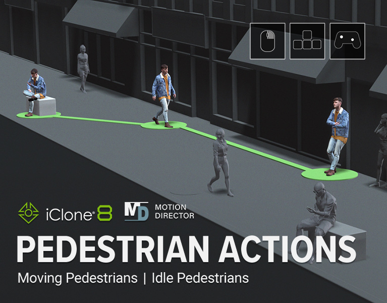 Motion Director -Pedestrian Action