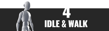 3D Animation - MD Rock Singer - Idle & Move