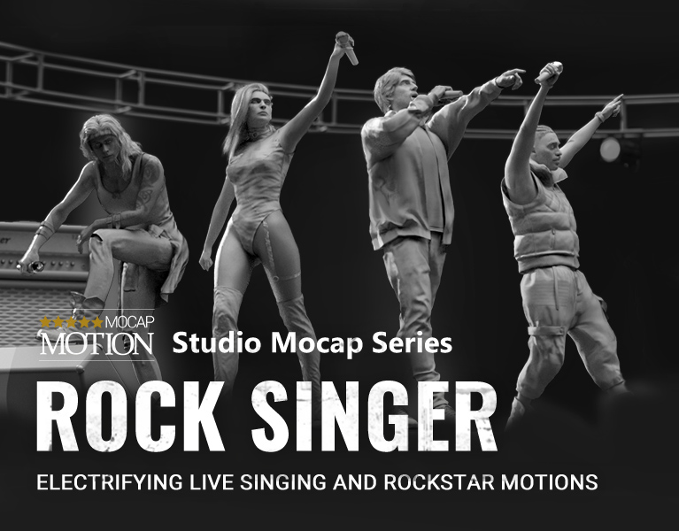 Studio Mocap Series - Rock Singer
