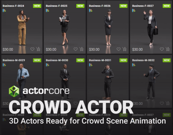 Crowd Actor Recommendation