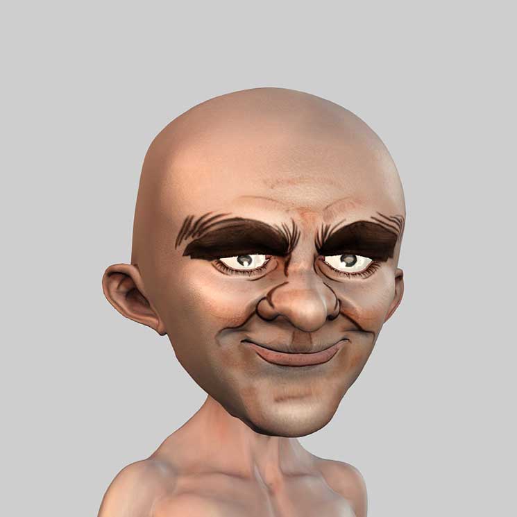Cartoon Faces for 3D Charactor Creation - Garry Pye's Comic Faces