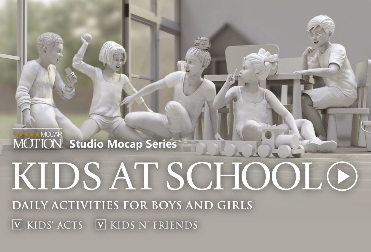 child motion - kids at school