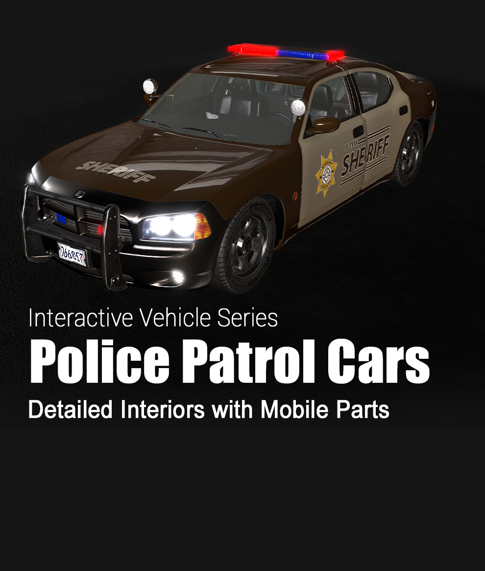 police car-3D police car