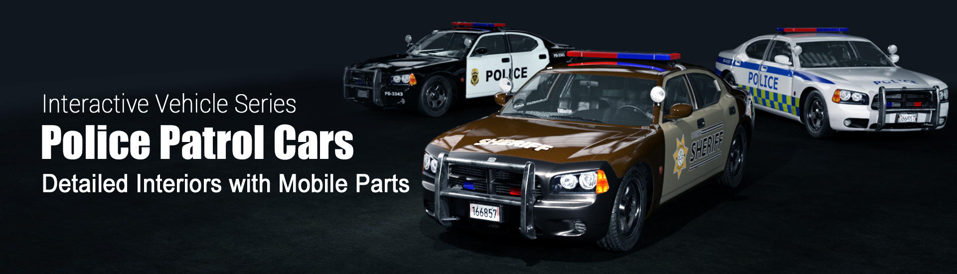 police car-3D police car