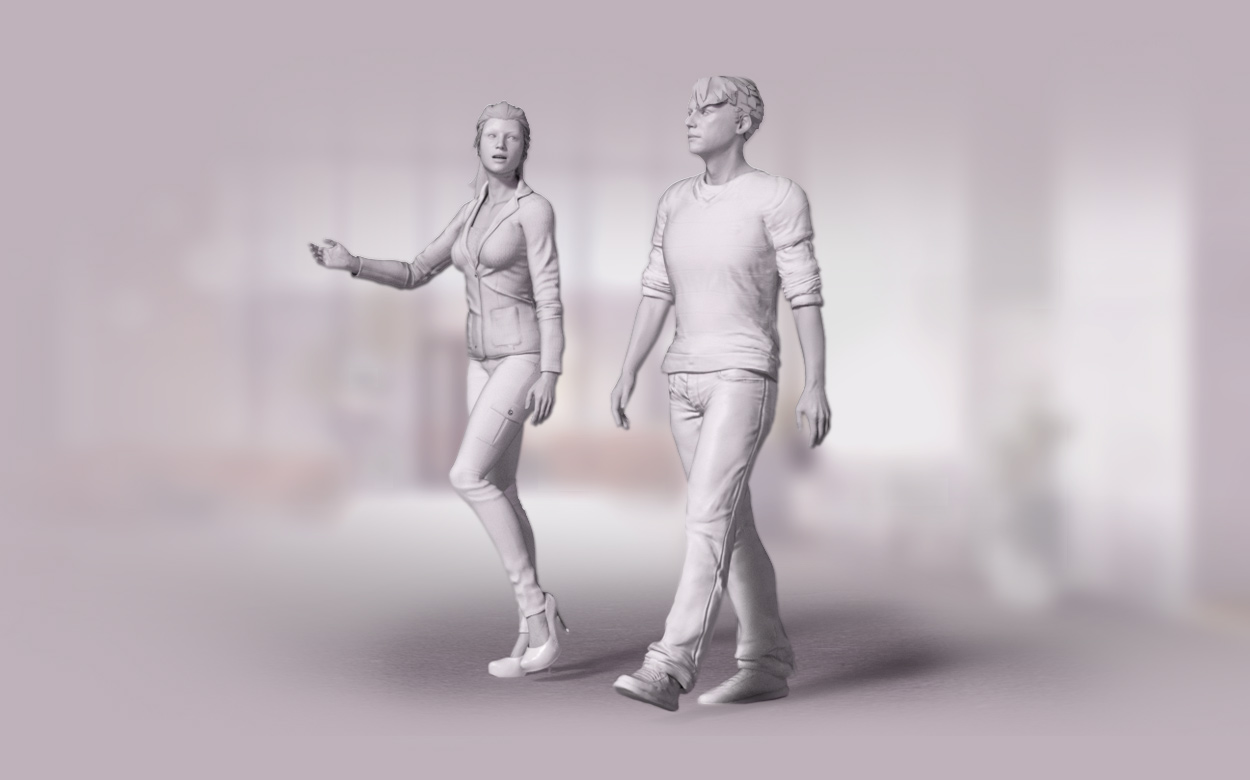 3d office pose - office hour