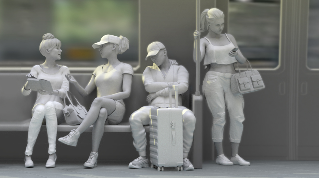 passenger motion-platform & carriage