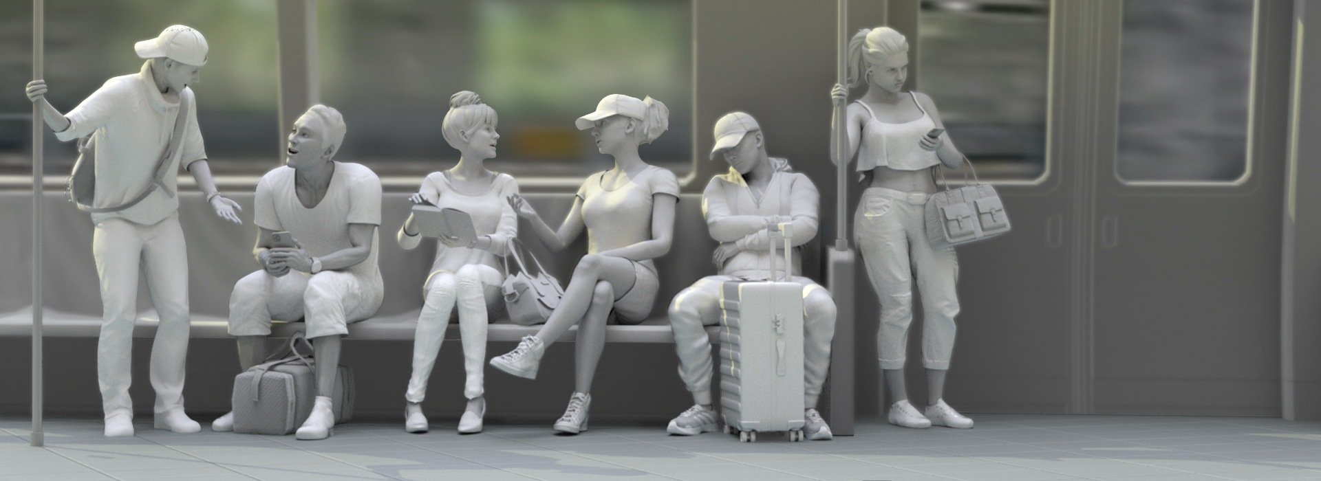 passenger motion-platform & carriage