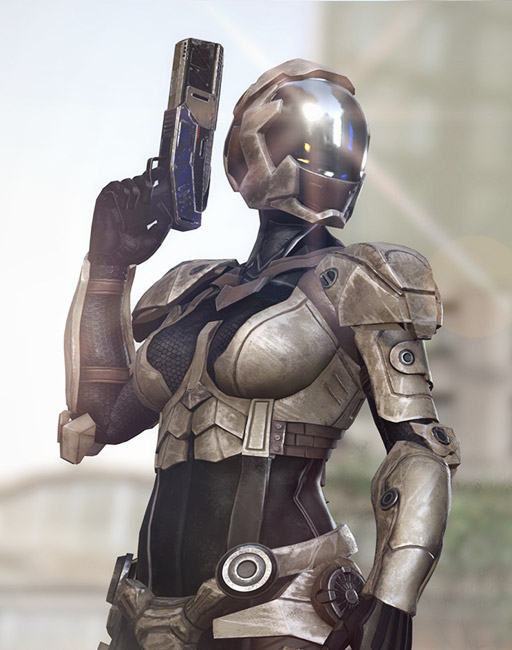 Battle Mech Combo - Adroit Armor Female